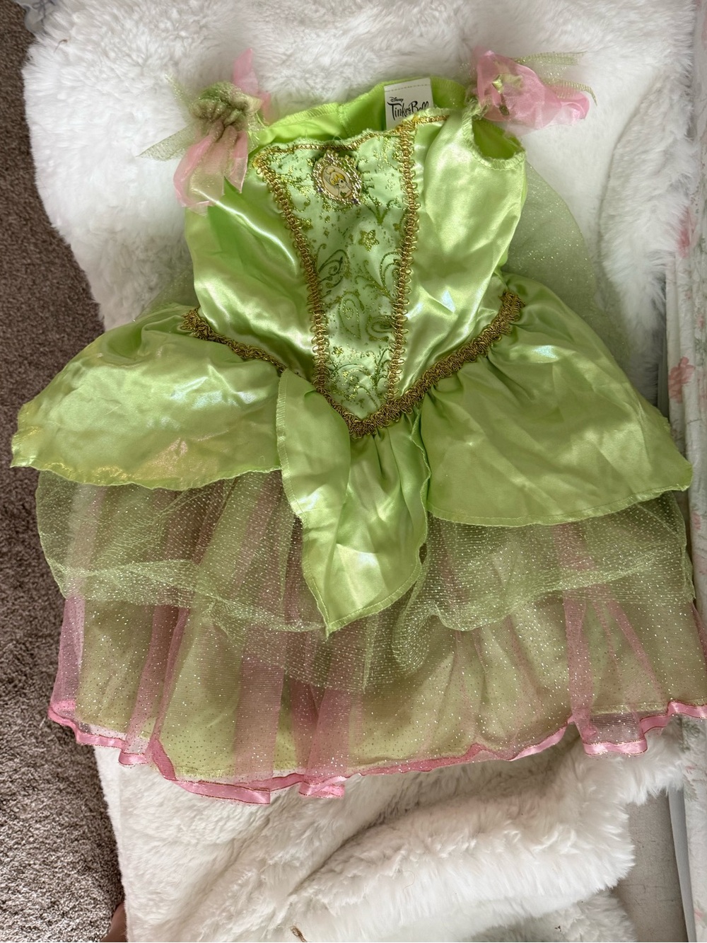 Toddler tinkerbell costume